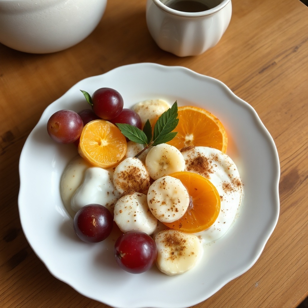 Creamy Spiced Fruit Delight