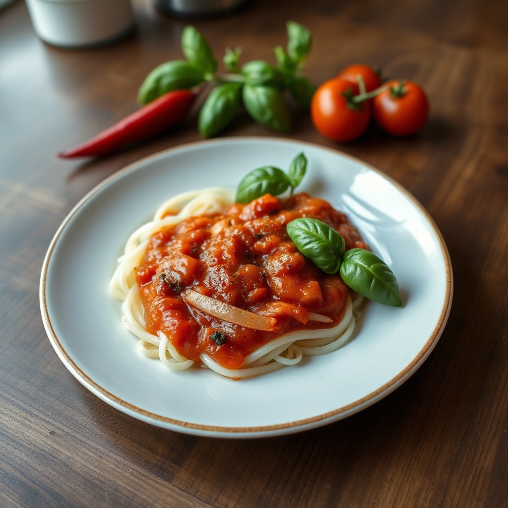 Würzige Tomaten-Basilikum-Sauce