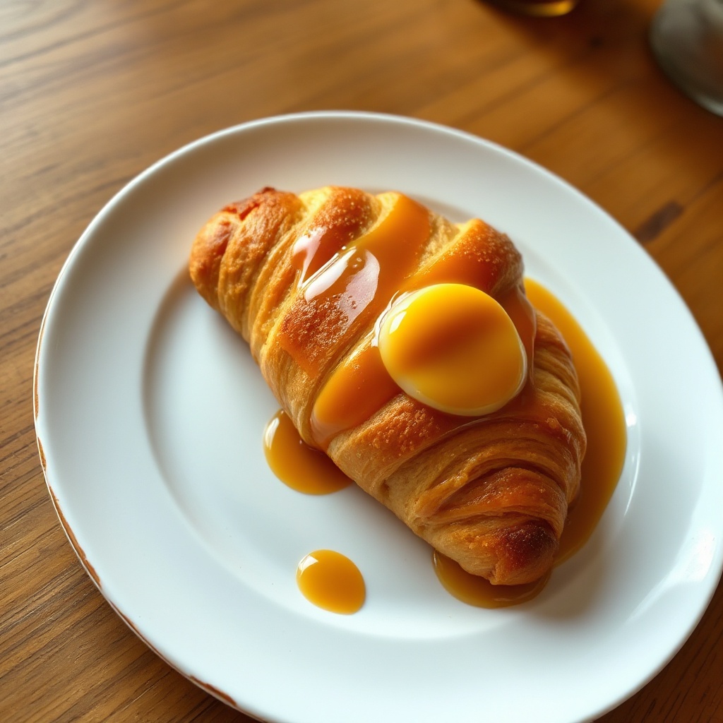 Delizia di Croissant al Caramello