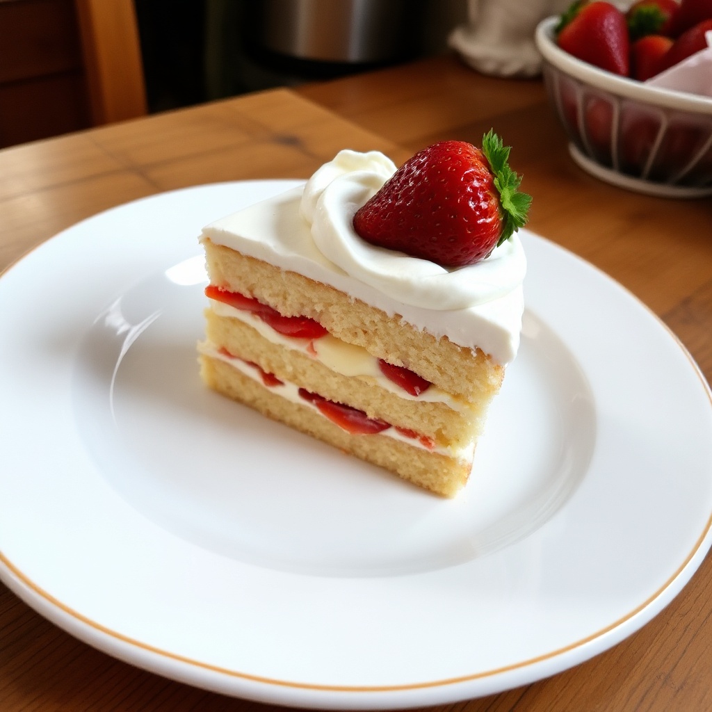 Torta a Strati con Fragole