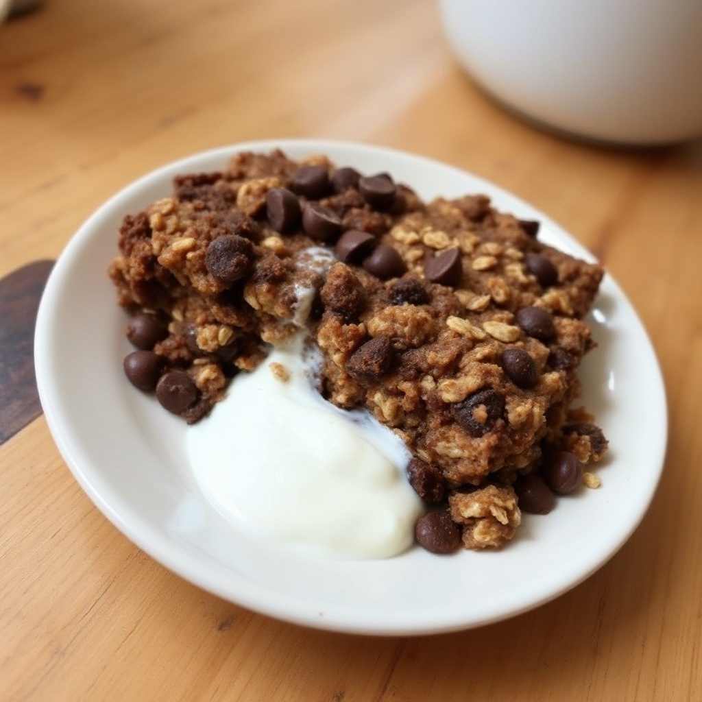 Double Chocolate Baked Oatmeal Delight