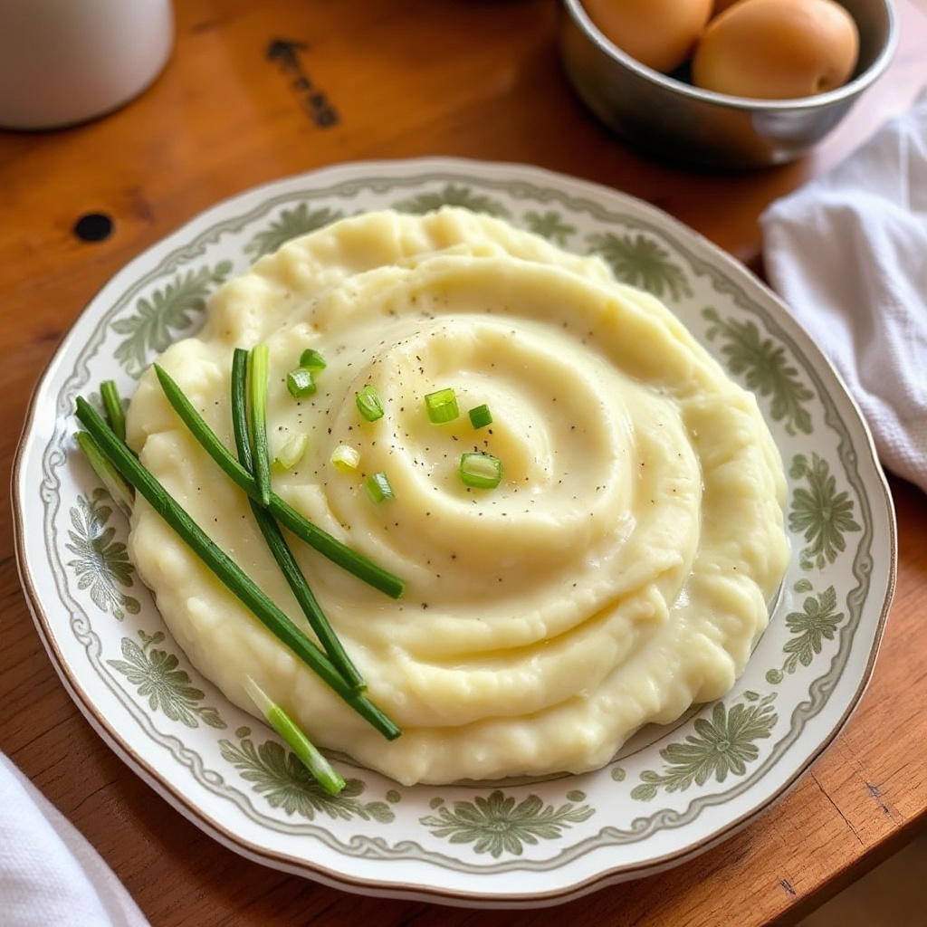 Purè di Patate Irlandesi Cremoso con Cipollotti