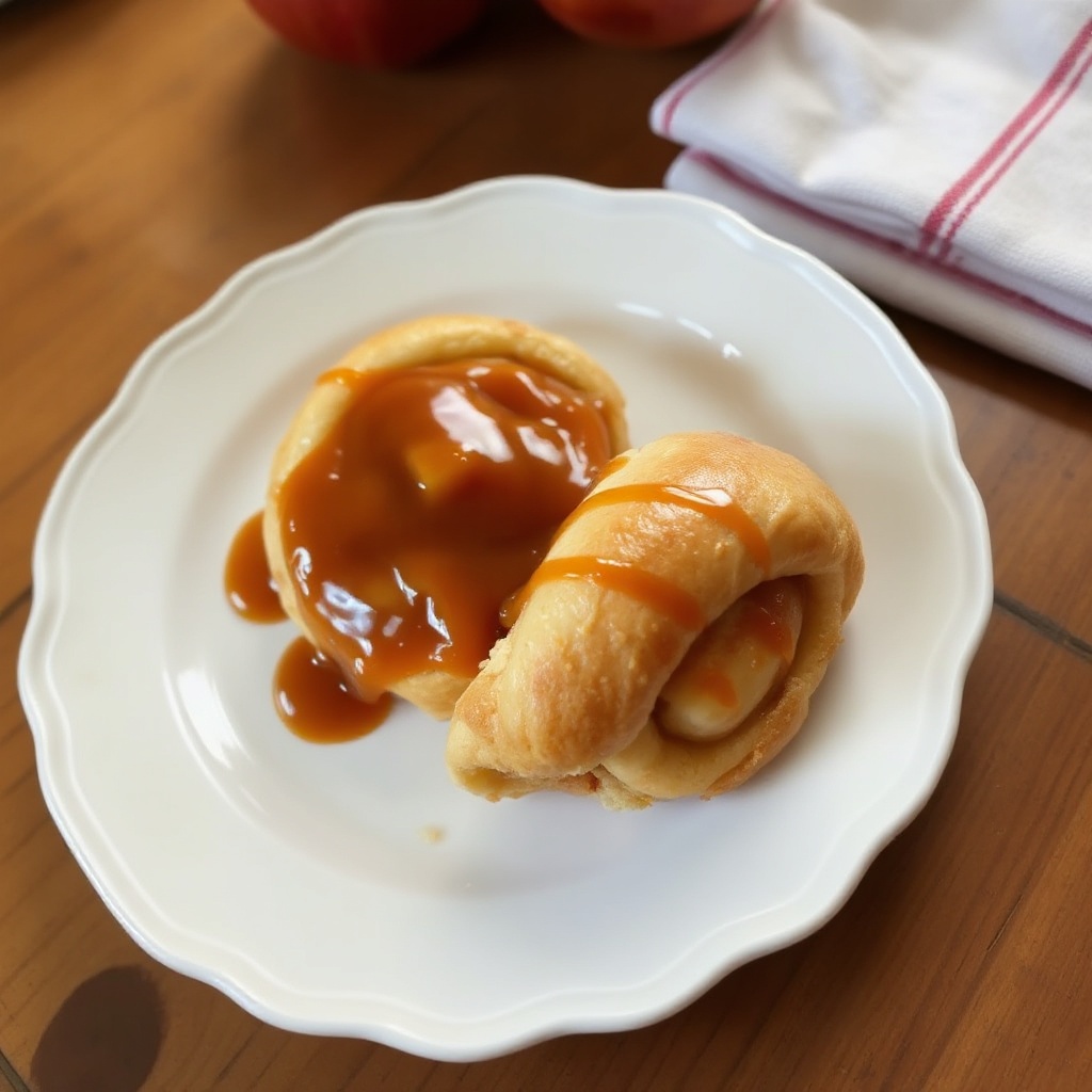 Caramel Apple Crescent Rolls