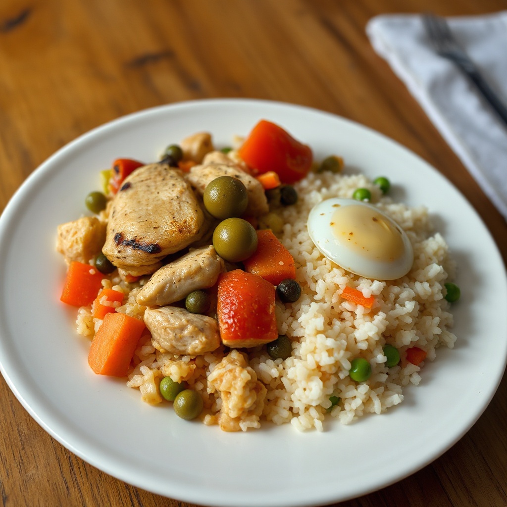 Guatemalan-Style Chicken and Rice Delight