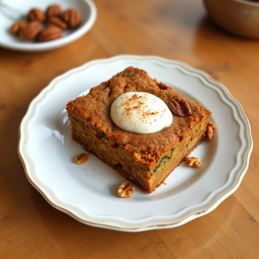 Torta di Zucchine e Noci Speziata