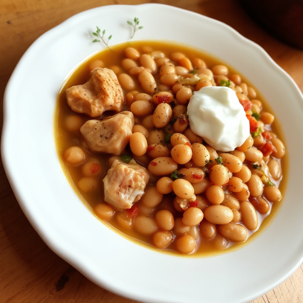 Chili di Pollo e Fagioli Bianchi Salato