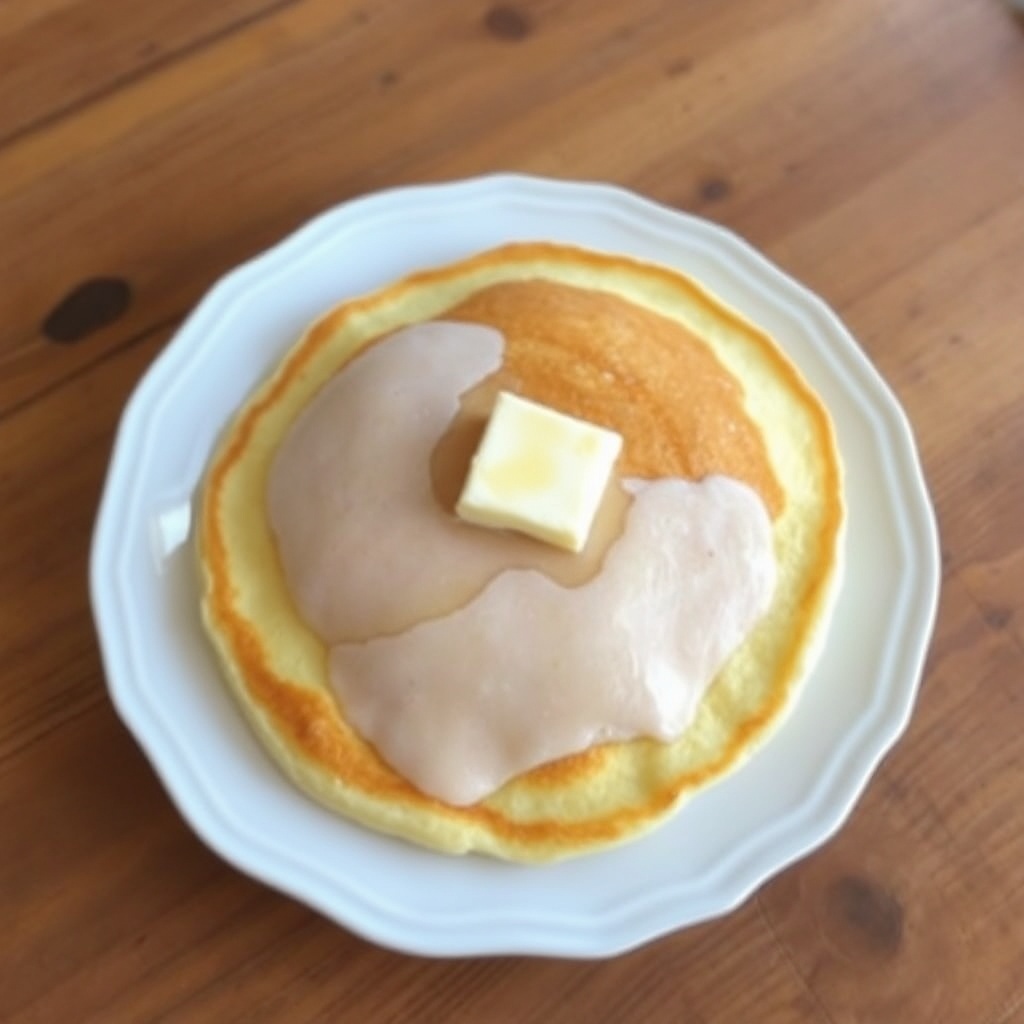 Goldene Buttermilch-Pfannkuchen