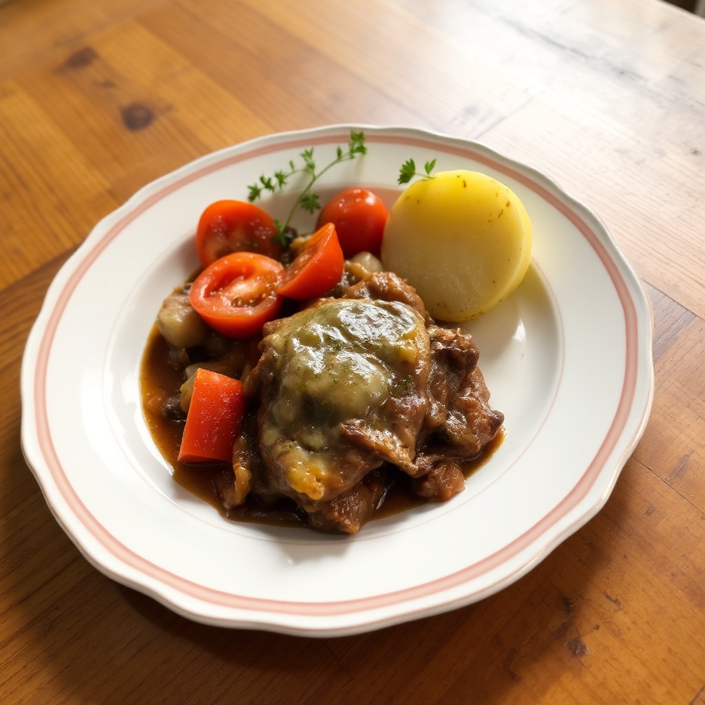 Herzhafter Schweizer Steak Auflauf