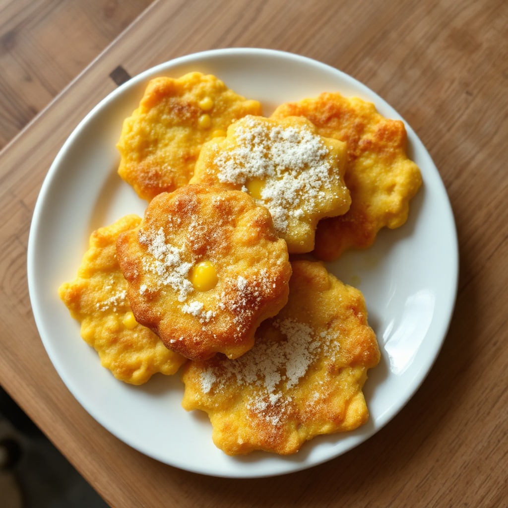 Golden Sweet Corn Fritters