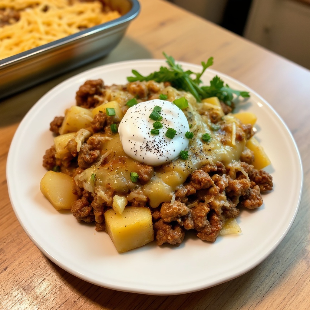 Sformato di Patate e Manzo con Formaggio