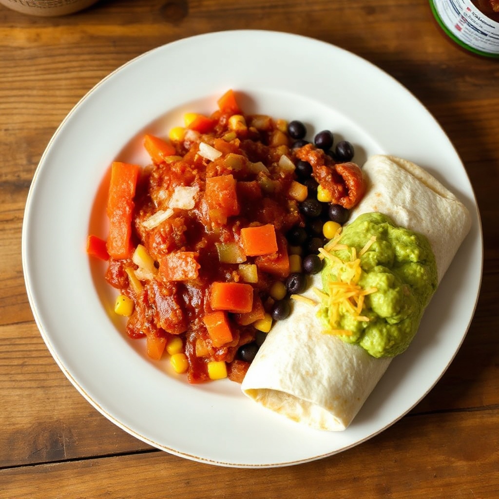 Geschmackvolle Gemüse-Burritos