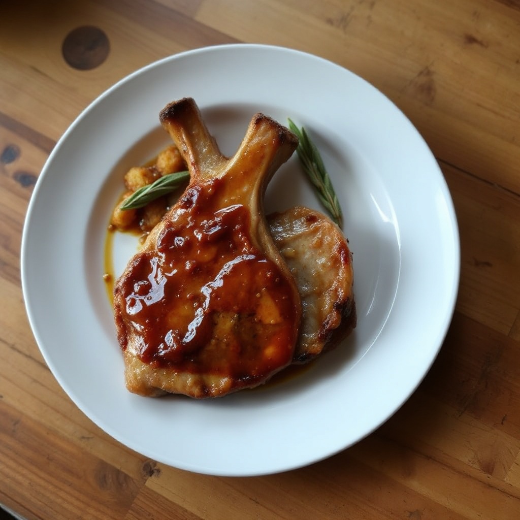 Savory Glazed Pork Chops