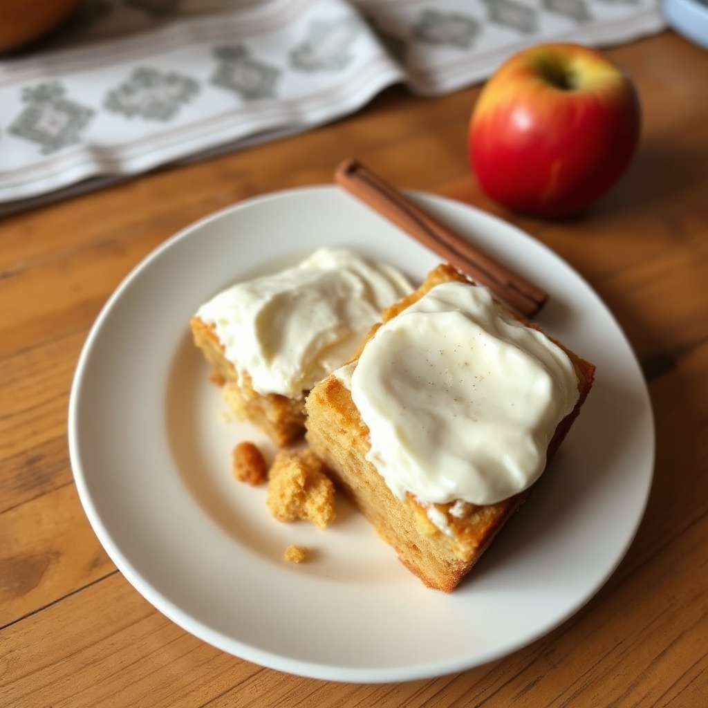 Gewürzter Apfel-Delight-Kuchen