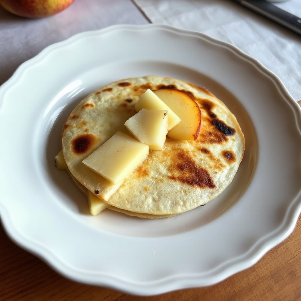 Apfel-Gouda-Quesadillas
