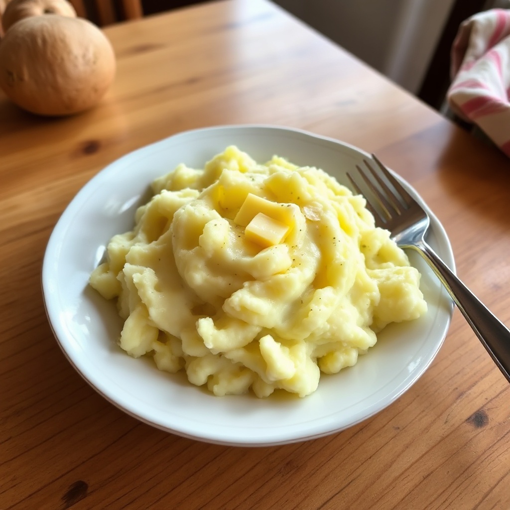 Purè di Patate Cremoso all'Aglio e Burro