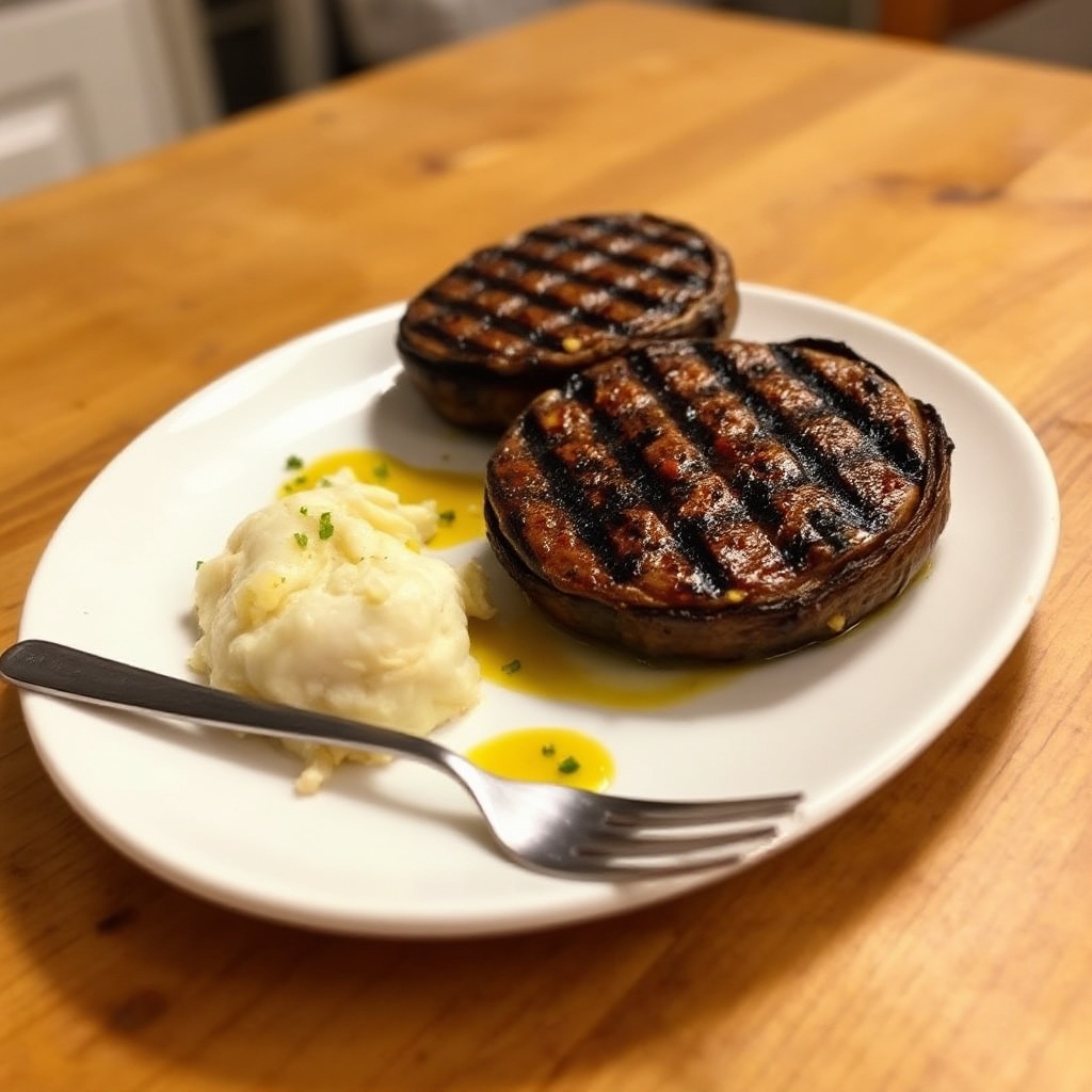 Savory Grilled Portobello Caps