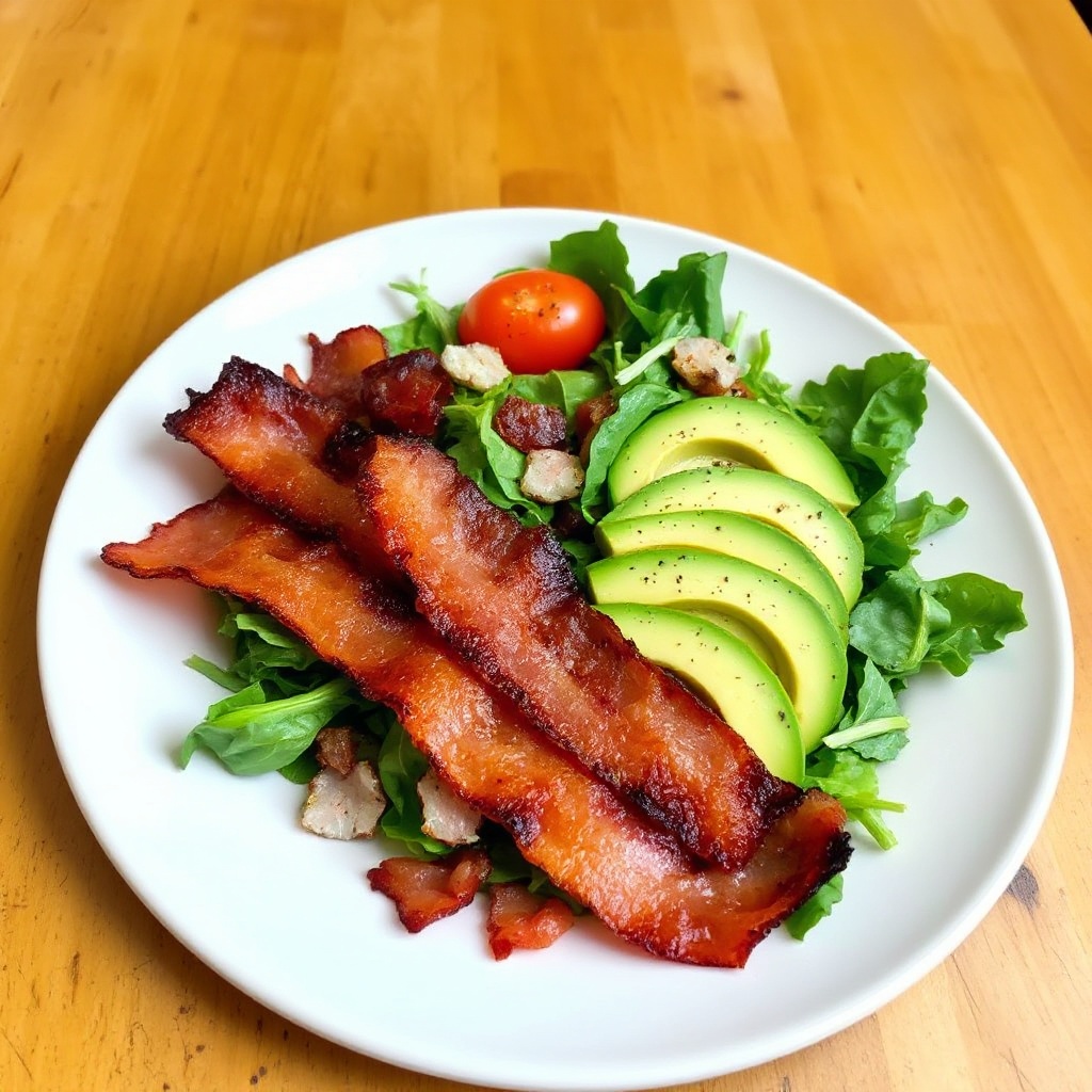 Insalata Croccante di Bacon e Avocado