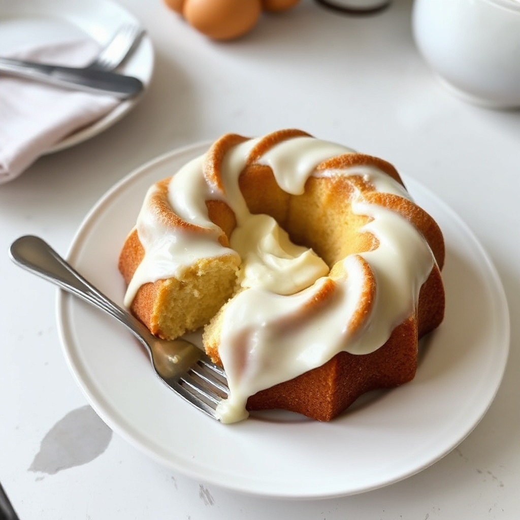 Vanilla Cream Bundt Cake