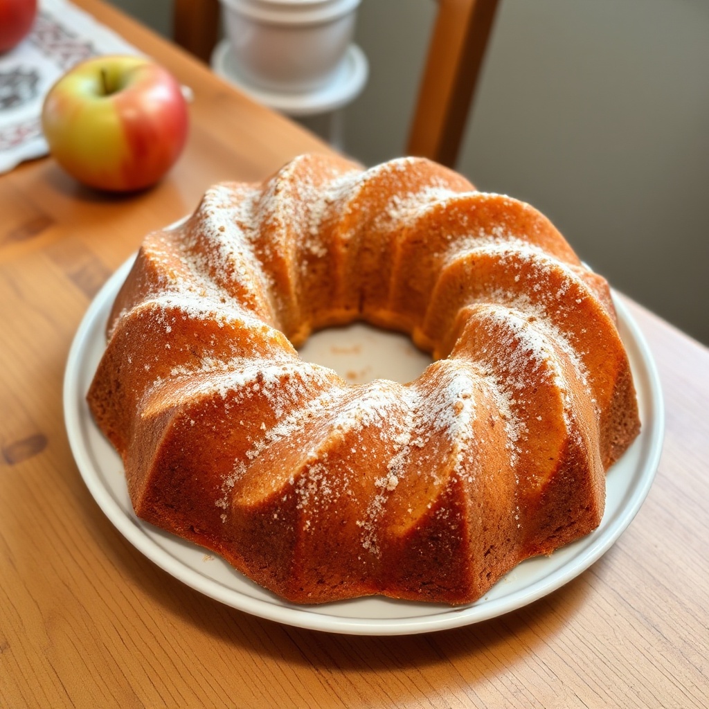 Torta di Mele Tedesca a Bundt