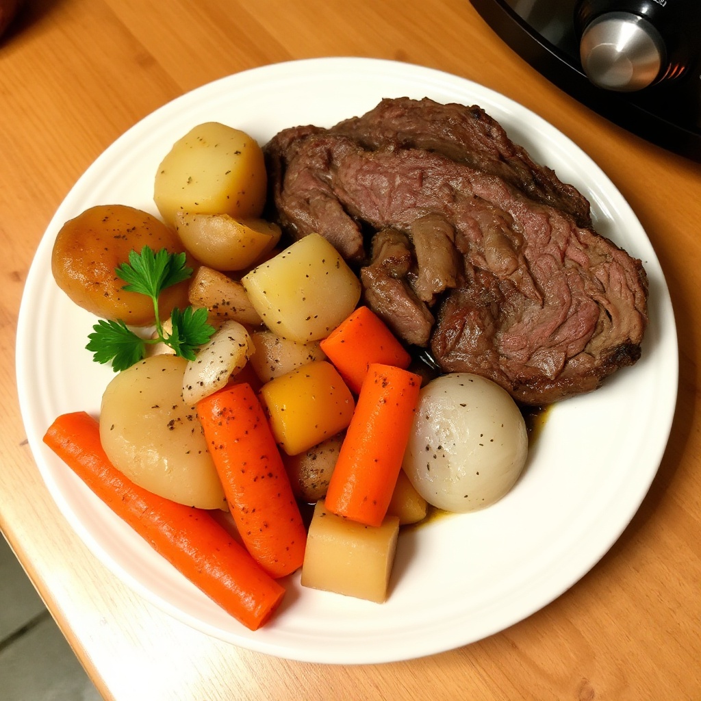 Arrosto di Manzo Salato in Pentola Lenta