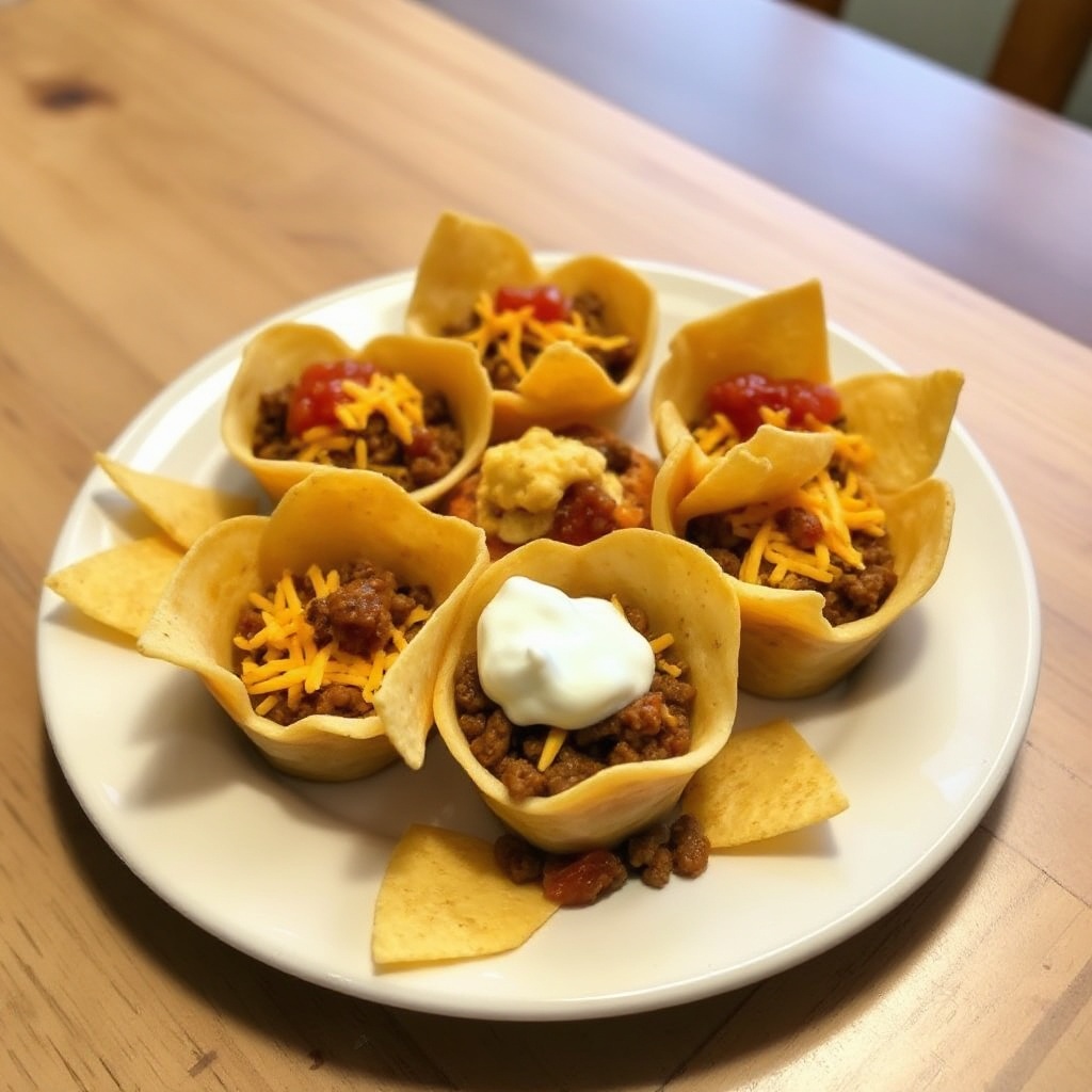 Mini Taco Becher
