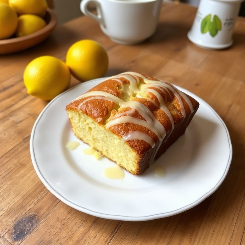 Zesty Zitronen-Drizzle-Brot
