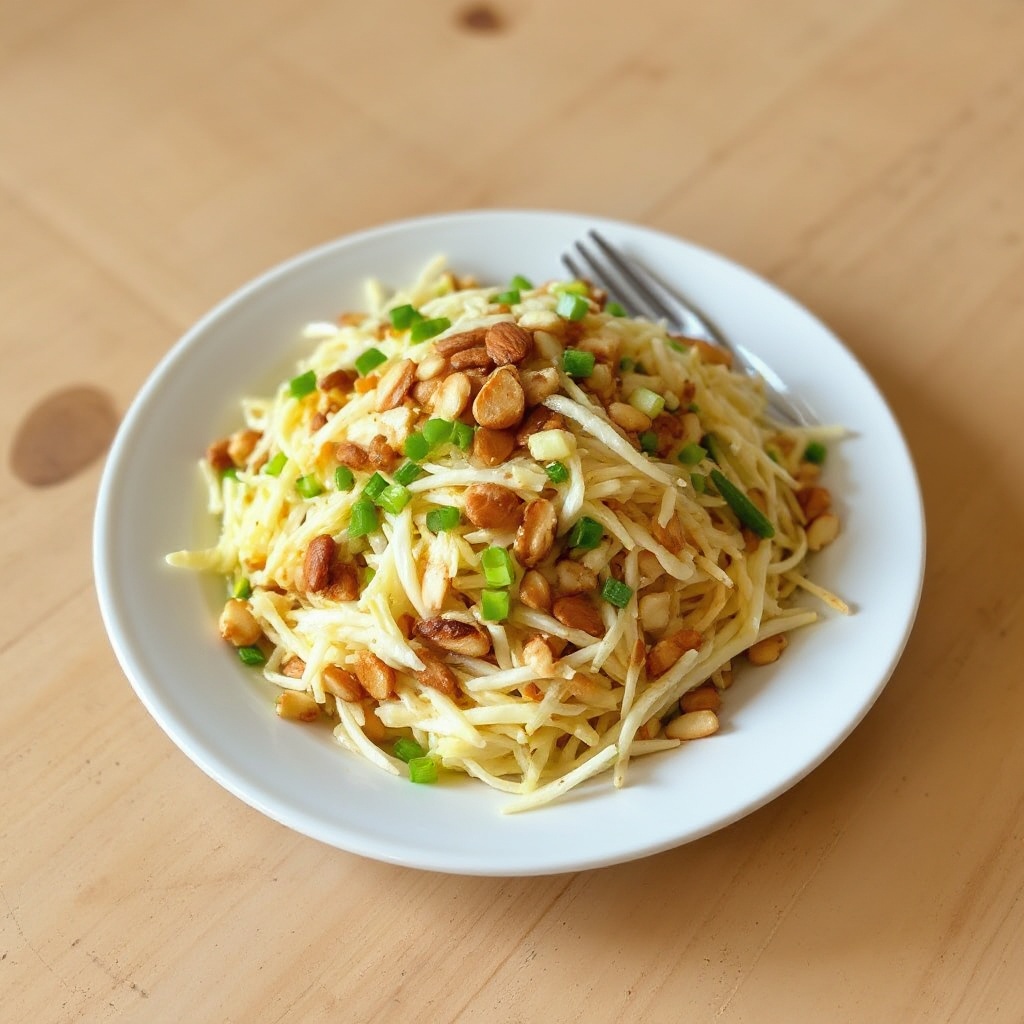 Insalata di Cavolo Croccante in Stile Asiatico