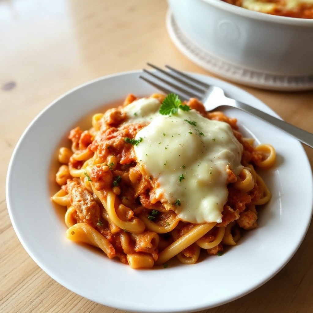 Cheesy Turkey Pasta Bake