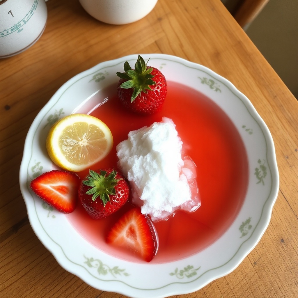 Erfrischende Erdbeer-Infusion