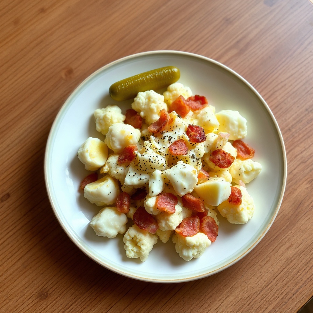 Insalata Cremosa di Cavolfiore e Bacon