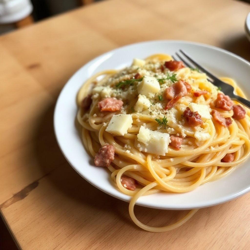 Creamy Pancetta Pasta Delight