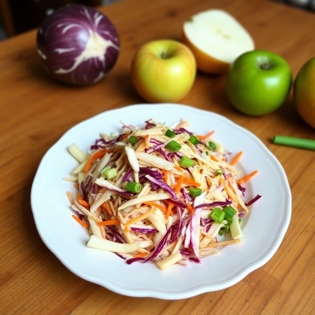 Insalata Croccante di Mele in Stile Asiatico