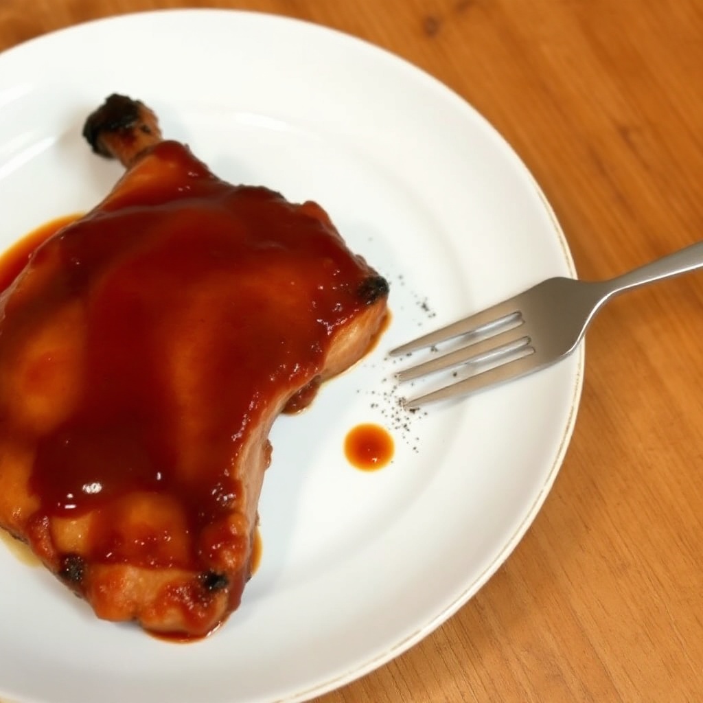 Slow Cooker BBQ Pork Chops with Smoky Sauce