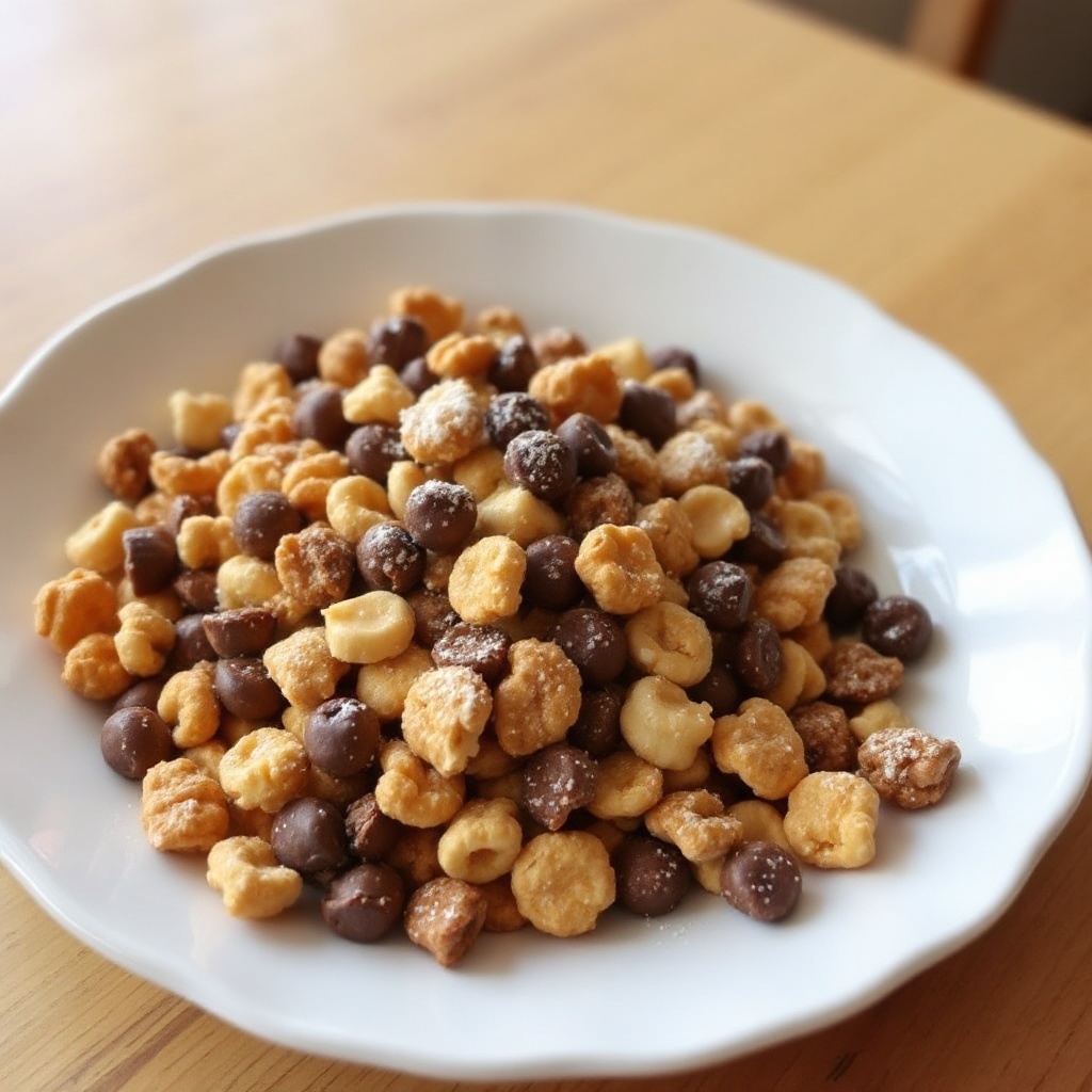 Schokoladen-Erdnussbutter-Crunch-Mix