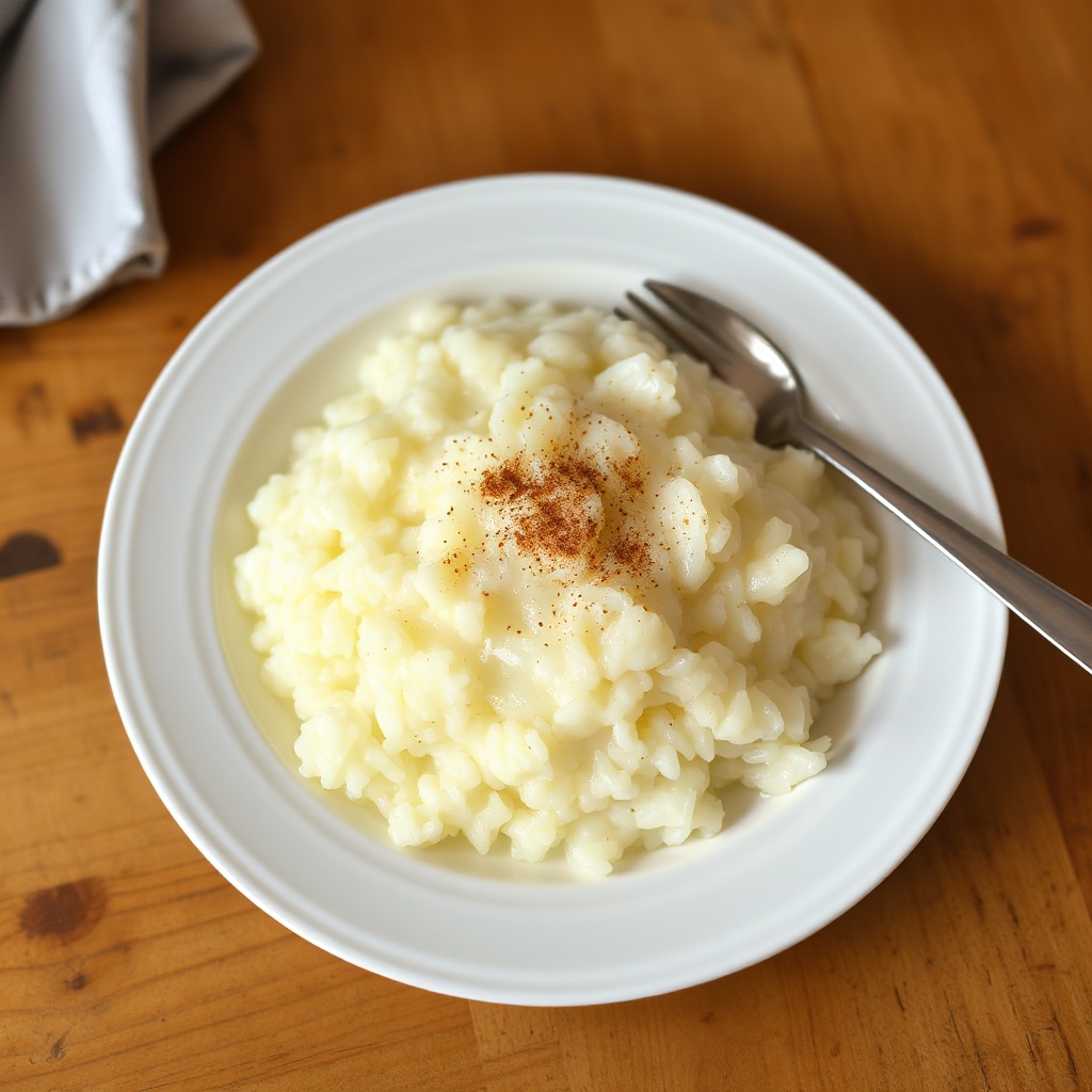 Cremiger Vanille-Reis-Pudding aus dem Slow Cooker