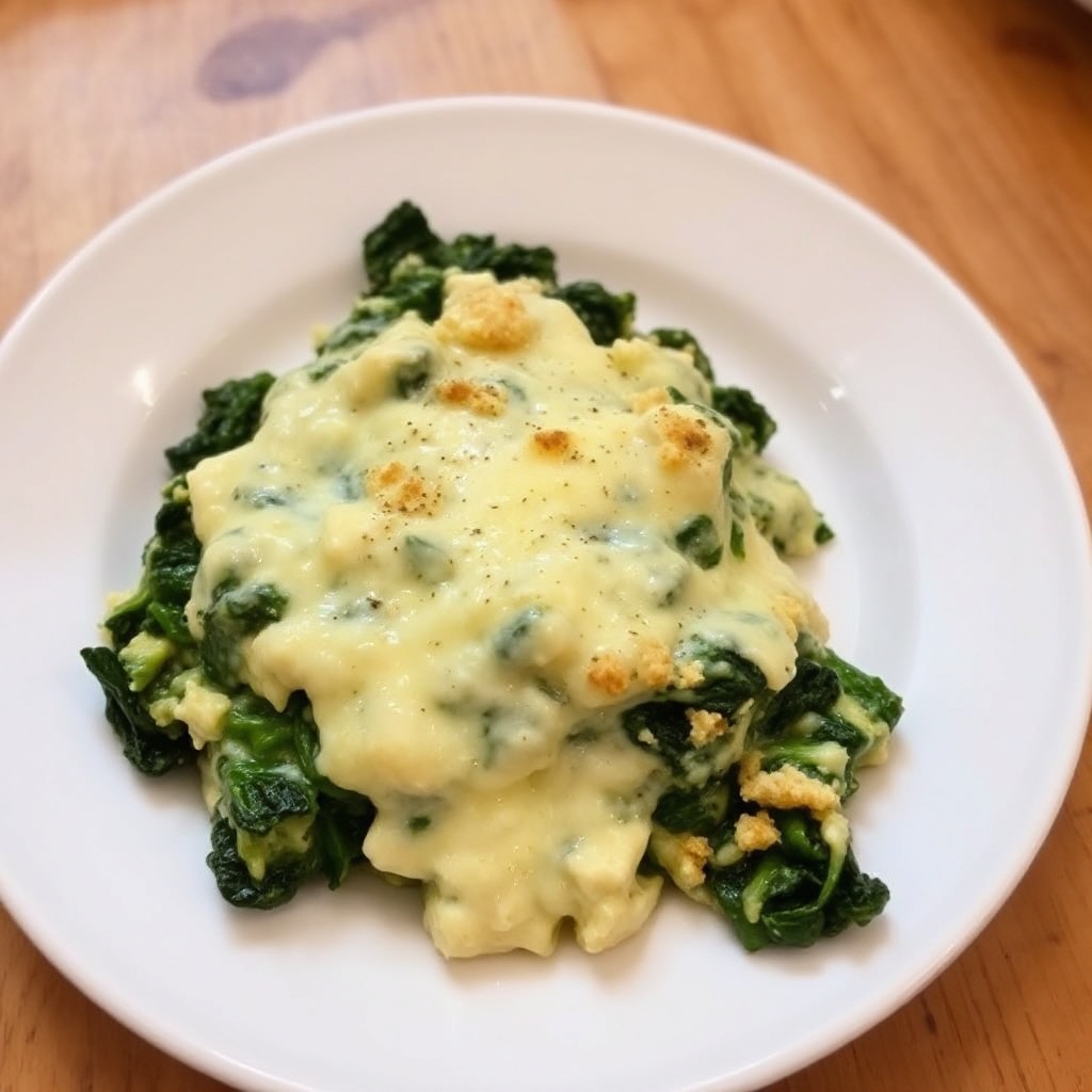 Sformato Cremoso di Spinaci e Carciofi