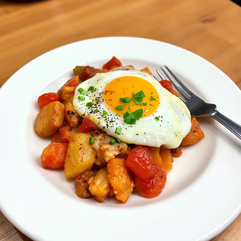 Herzhafter Frühstücks-Pfanne
