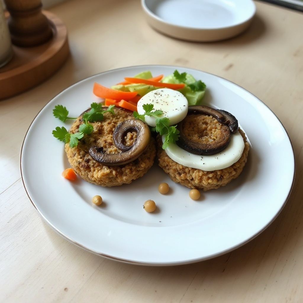 Burger di Ceci e Verdure Salati
