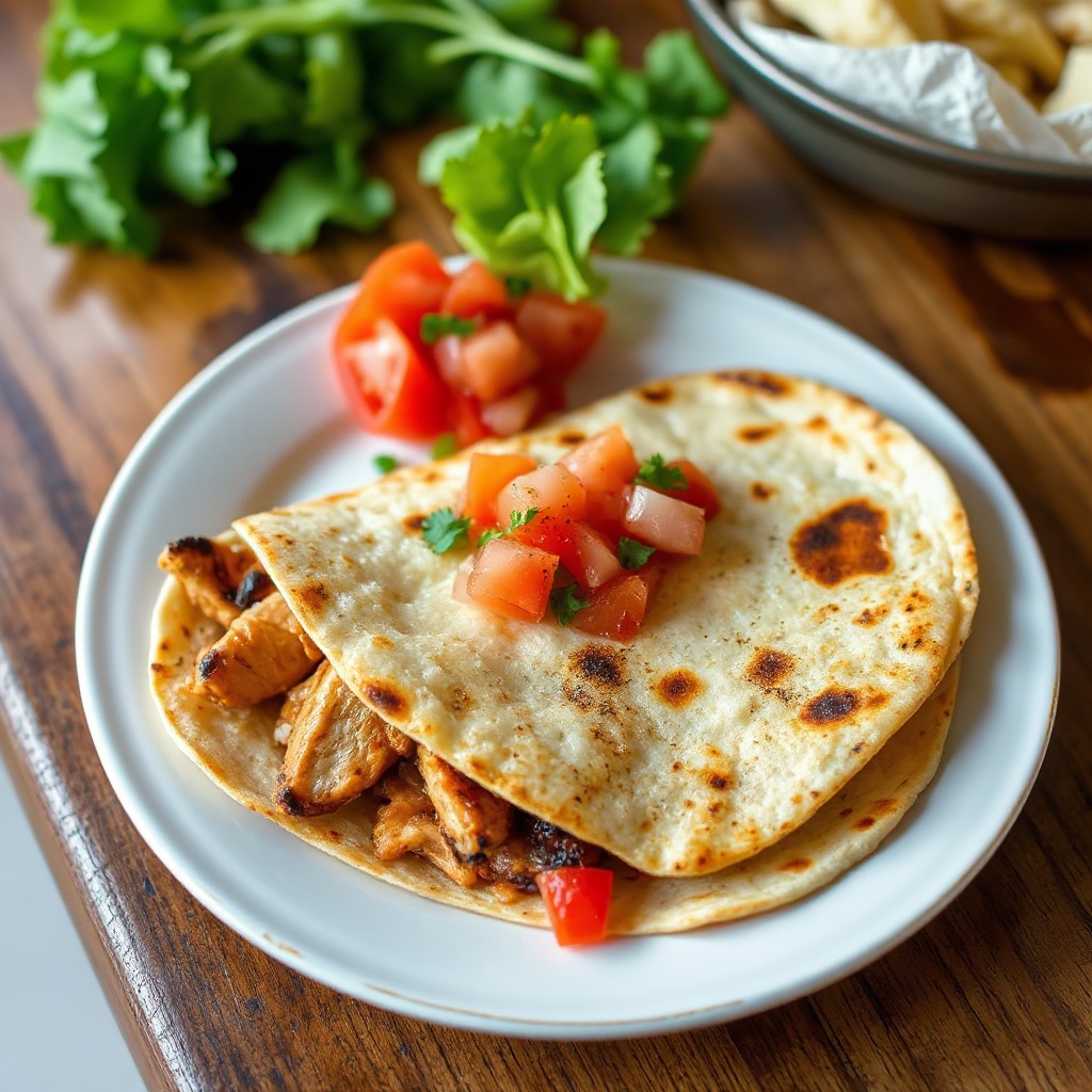 Grilled BBQ Chicken Tortilla Flats