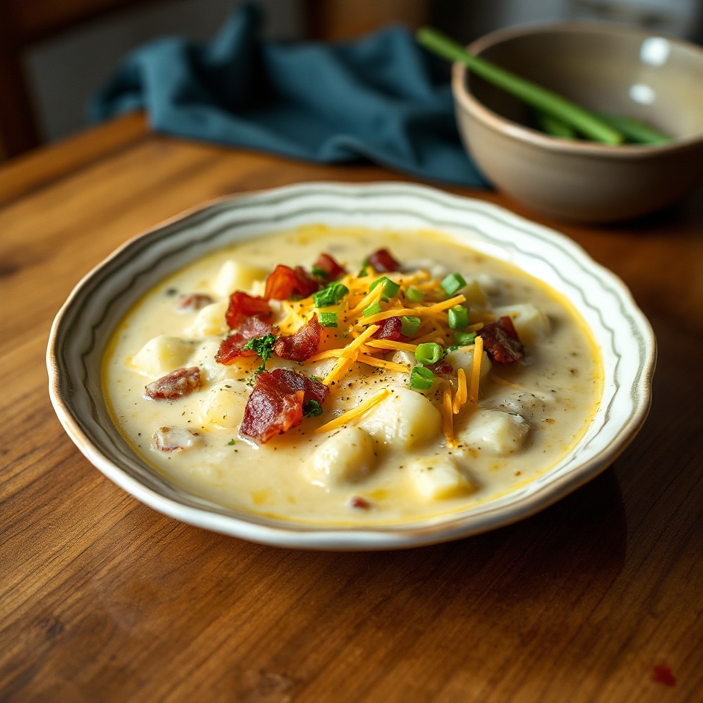 Zuppa di Patate Cremosa e Ricca