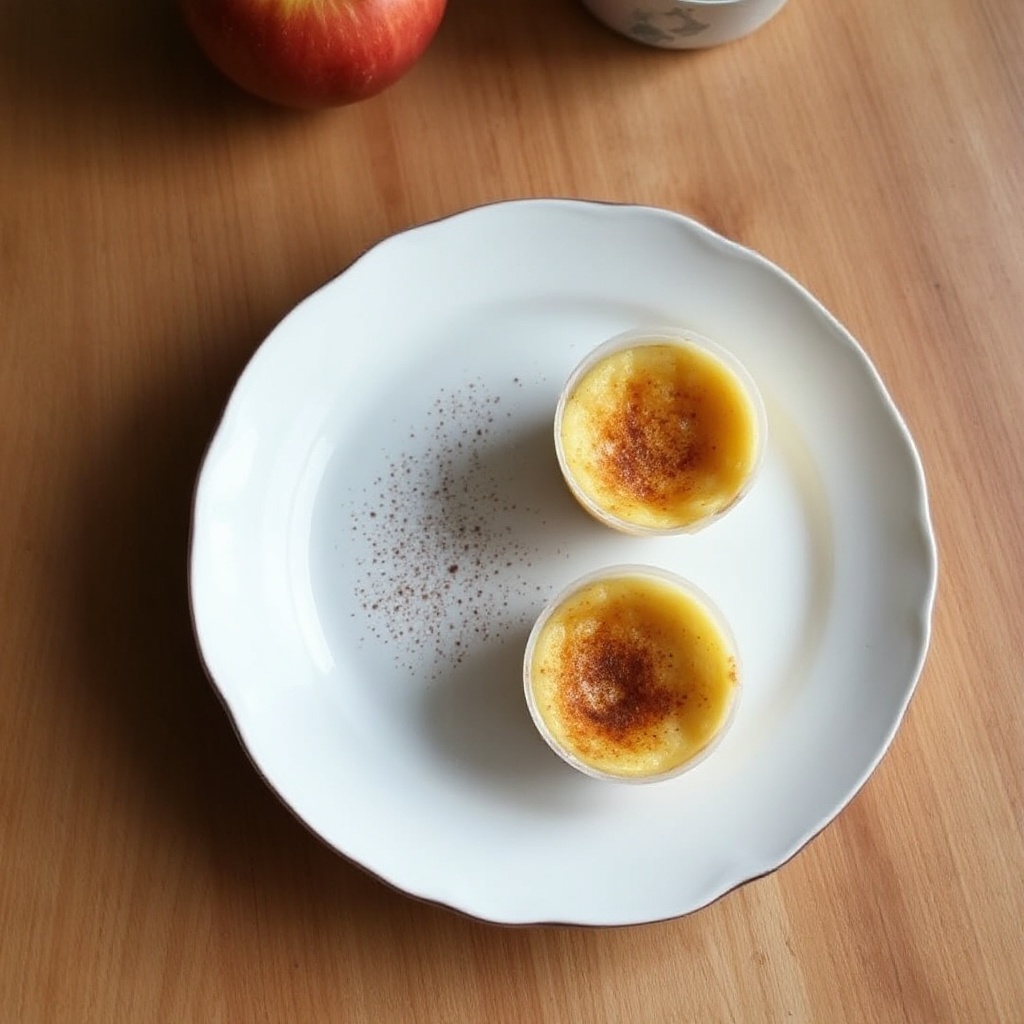 Warm Apple Cinnamon Custard Cups