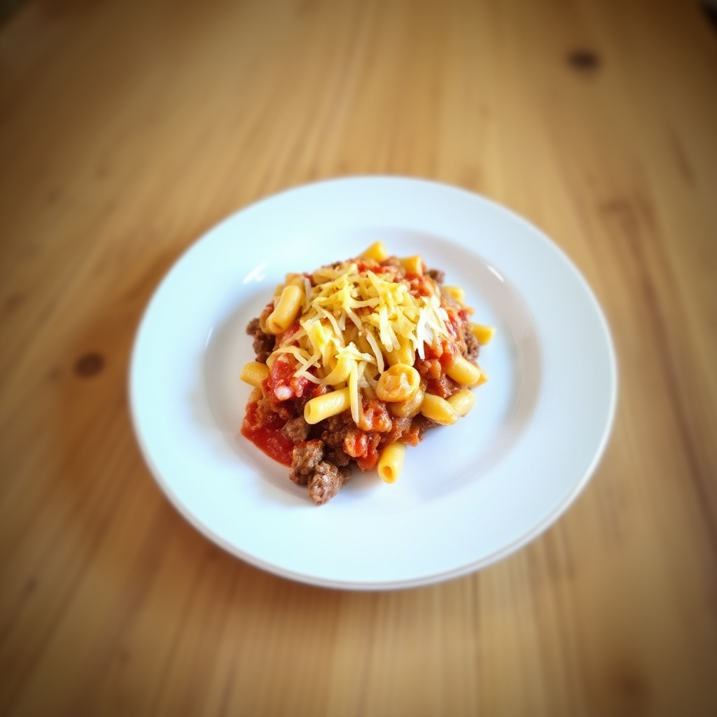 Casseruola di Maccheroni al Formaggio con Manzo