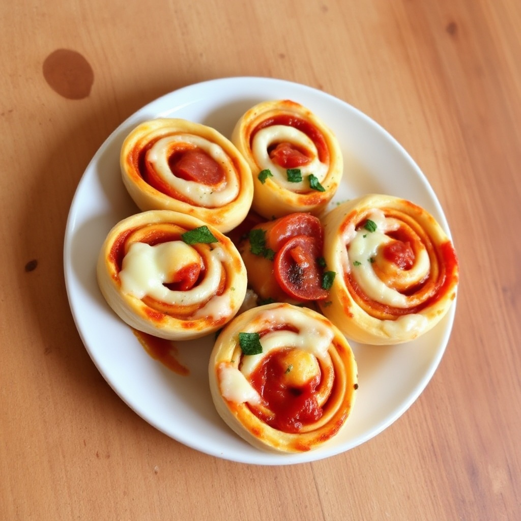 Girelle di Pizza al Formaggio