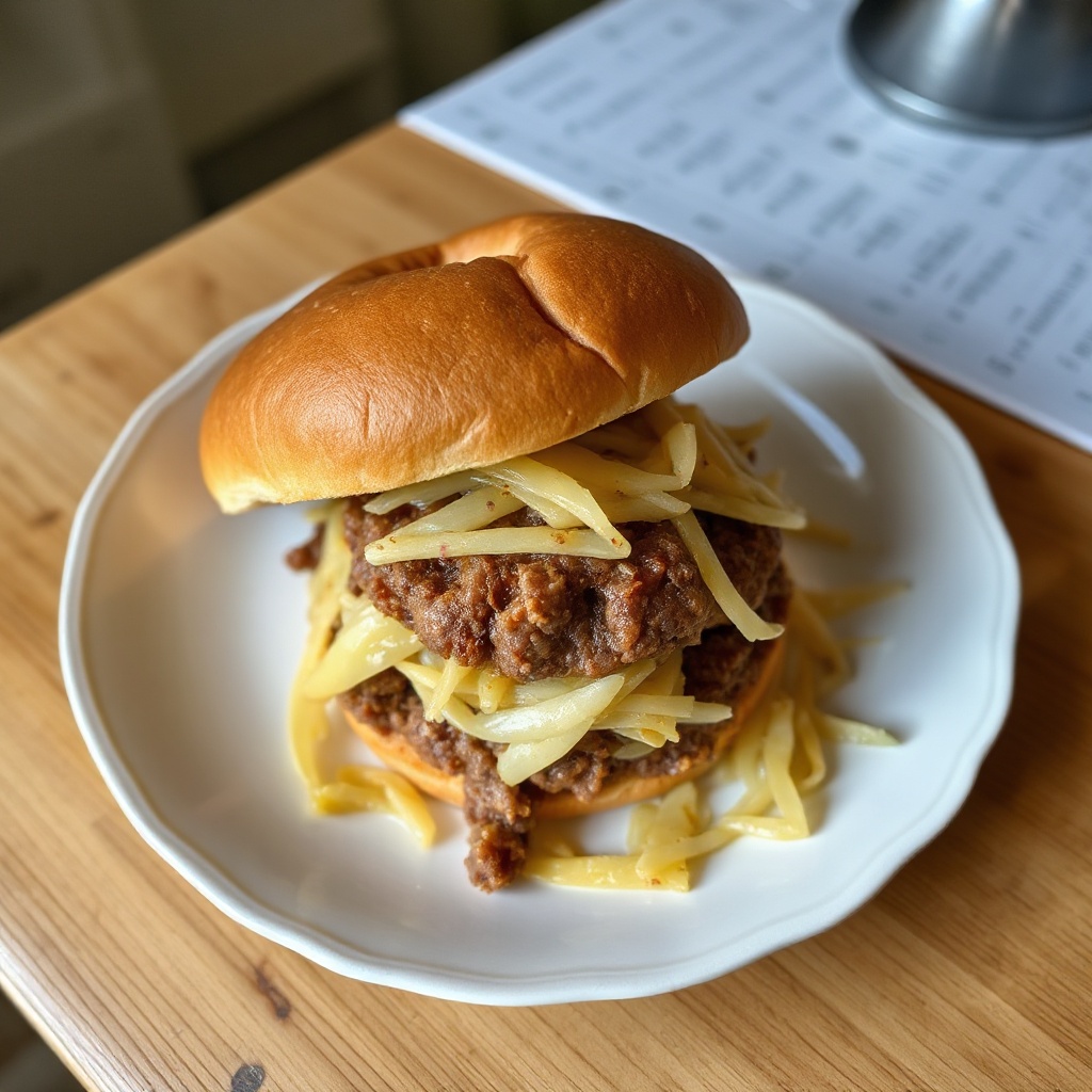 Savory Sauerkraut Stuffed Burgers