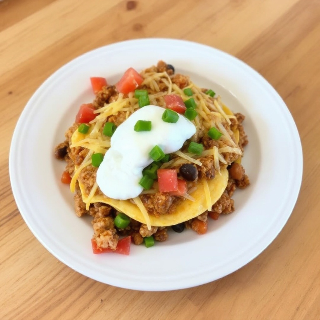 Schichtauflauf im Tex-Mex-Stil