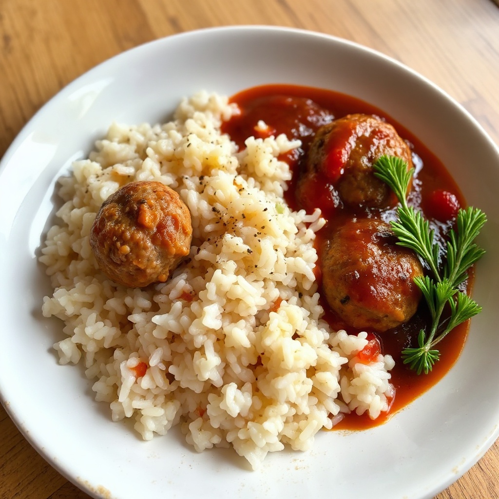 Polpette di Tacchino e Riso Salate