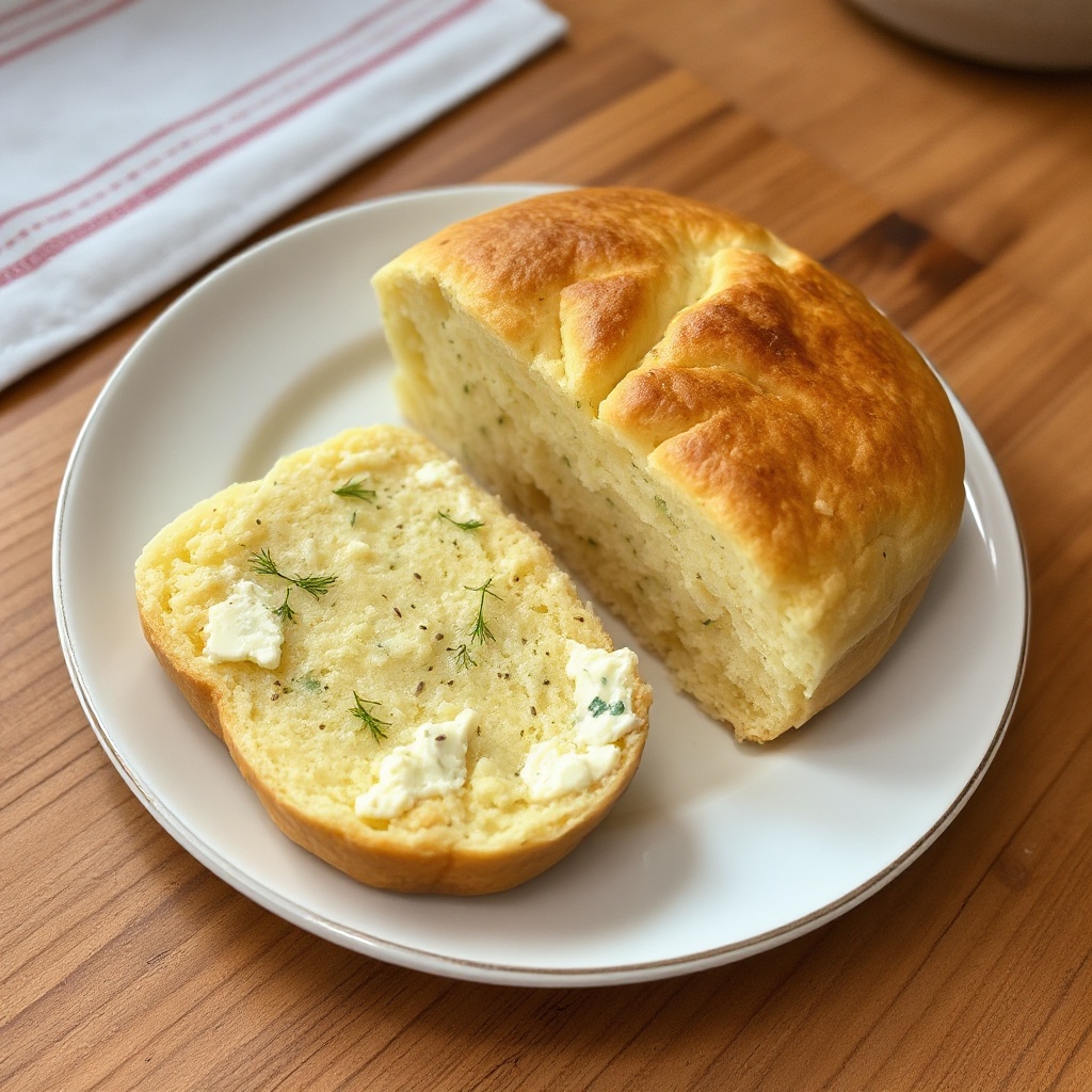 Skandinavisches Kräuter-Cottage-Cheese-Brot