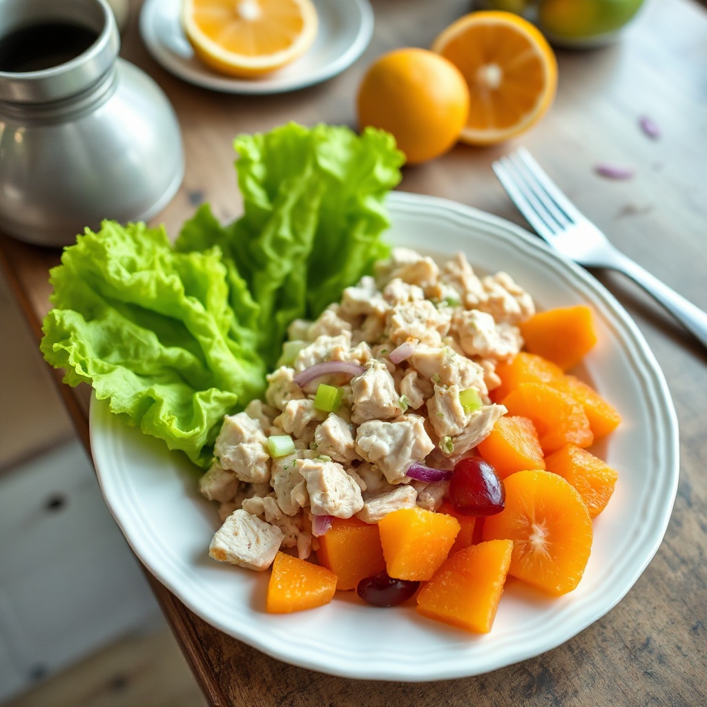 Zitrus-Hühnchen-Salat-Genuss