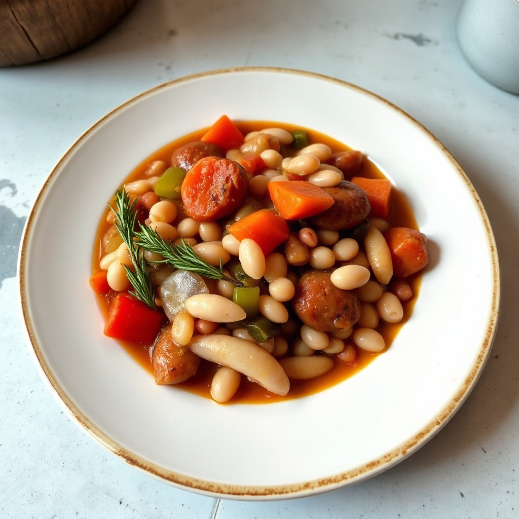 Savory Italian Bean and Sausage Stew