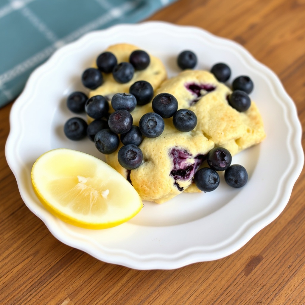 Scones al Limone e Mirtilli con Buttermilk